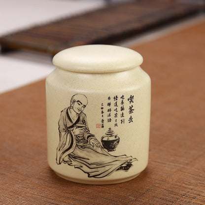 Bone China Ceramics Tea Caddies Ceramic Tea Can Chinese Kung Fu Canister Teaset Accessories Tea Jar Cans Box Home Office Teaware