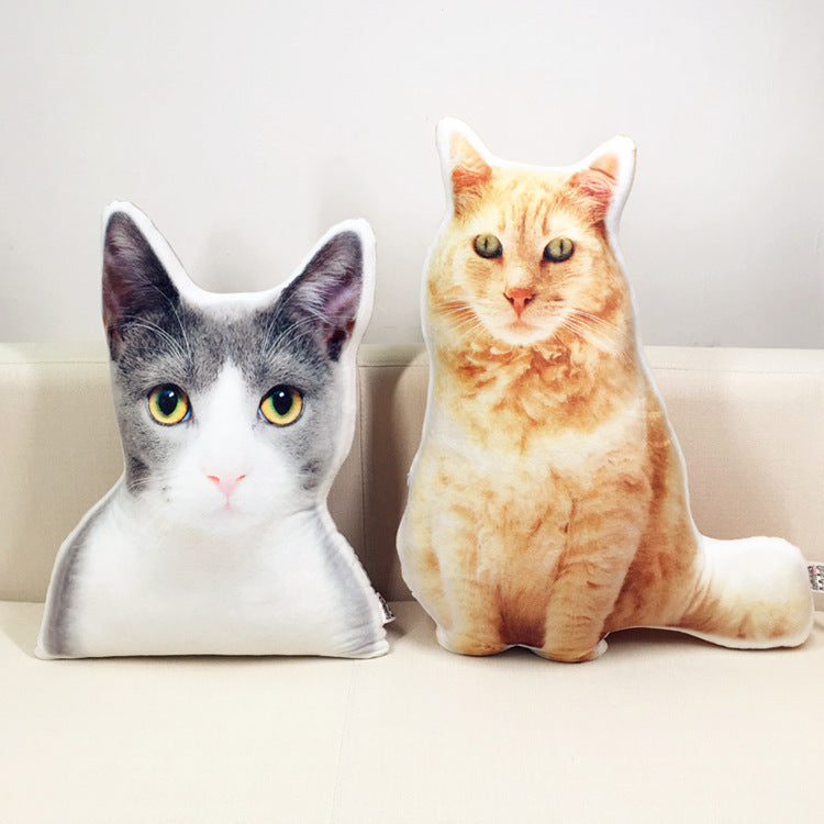 Customize Special-Shaped Pet Pillow DIY Sofa Car Decor Cat Dog Pillow