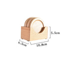 Walnut Wooden Kung Fu Tea Set Coaster