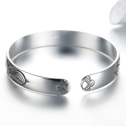 Silver Bracelet Plum Blossom Vine Leaf Fashion Women Silver Plated Bracelet Women