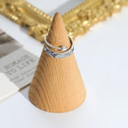 Personality Temperament Chinese Style Lotus Carp S925 Silver Ring Ethnic Style Carved Hand Ornaments Men And Women Open Ring