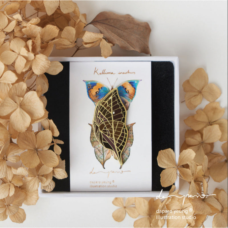 Dead Leaf Butterfly Brooch Creative Original Badge