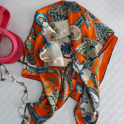 New Style Silk Scarf and Rich Cashew Nut Vine