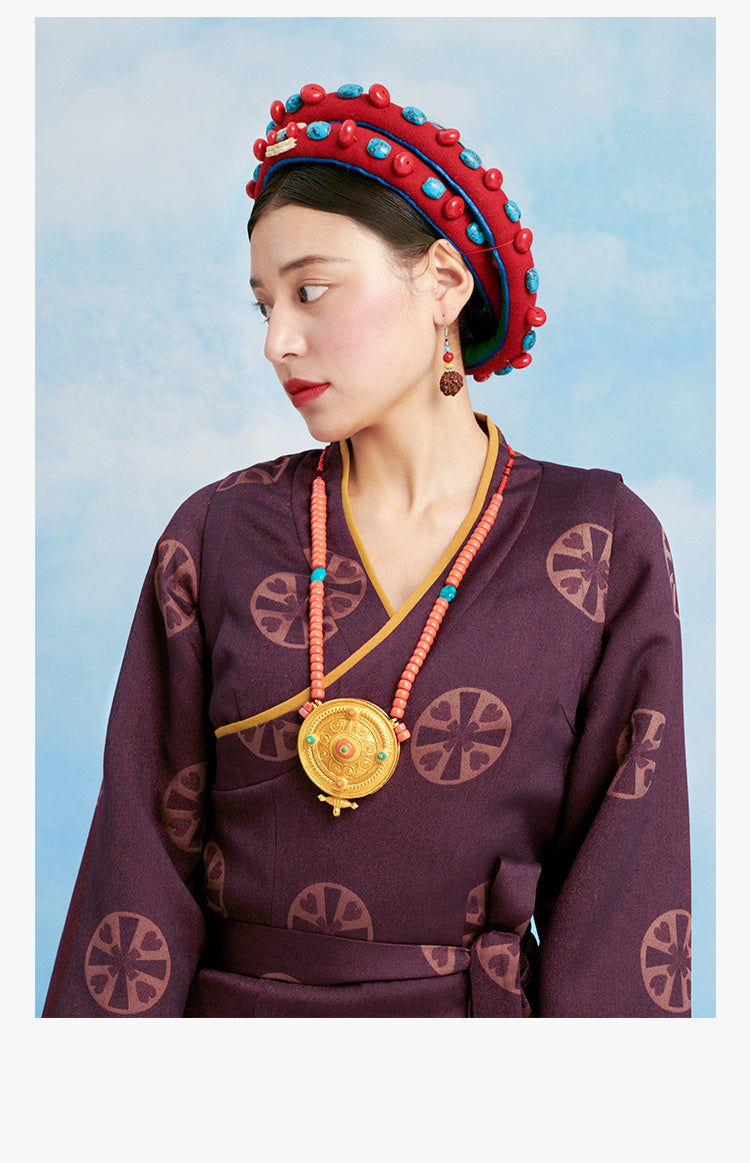 Tibetan headdress and hair accessories