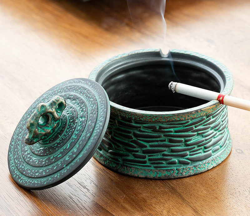 Ashtray Creative Personality Trend With Cover