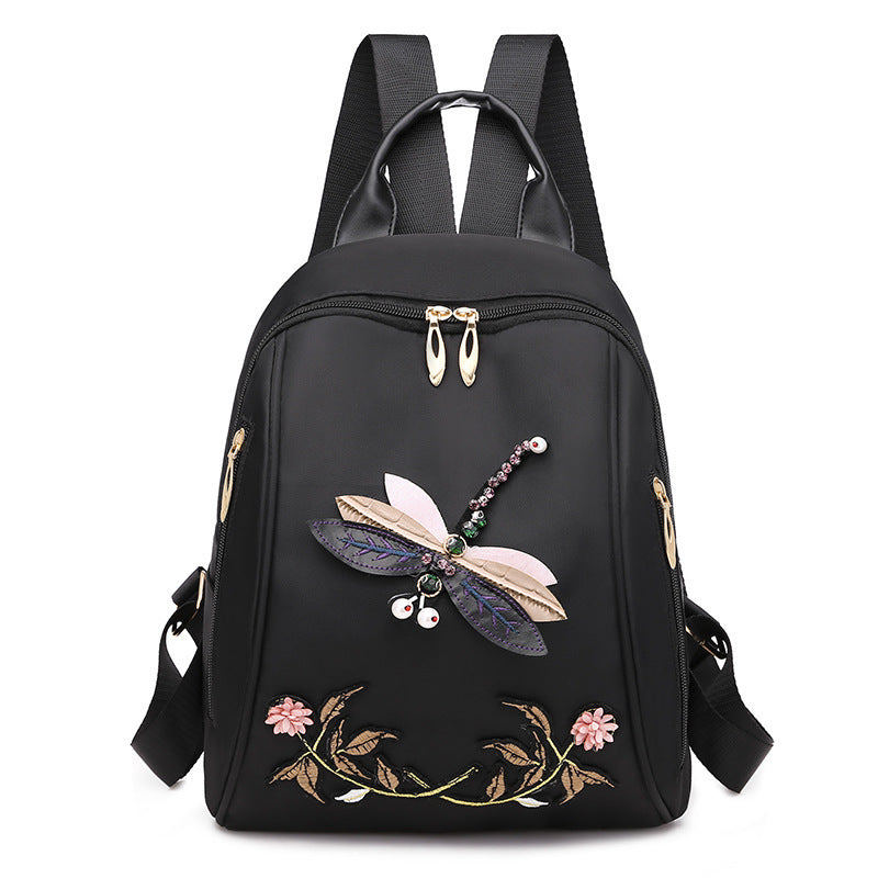 Multifunctional Oxford Cloth Fashion Embroidery Casual Bag