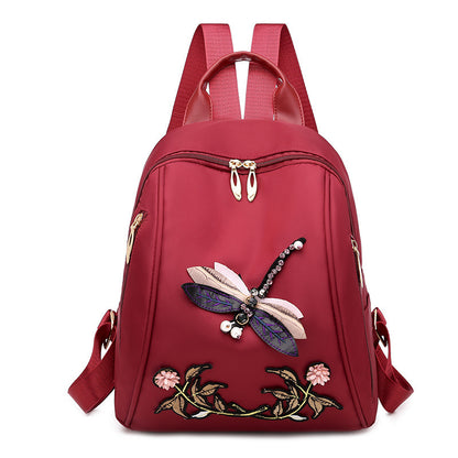 Multifunctional Oxford Cloth Fashion Embroidery Casual Bag