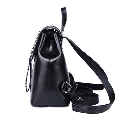 Leather Backpack Purse