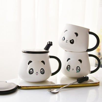 Large Capacity Panda Ceramic Cup Mug