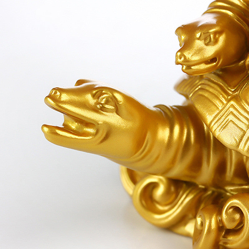Three Generations of Turtle Longevity Feng Shui Ornament