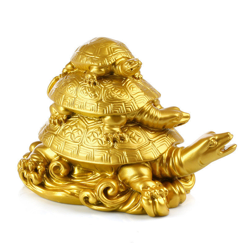 Consecrate Three Generations Of Turtle Ornaments Tortoise And Turtle Lifelong Life Feng Shui Furnishings