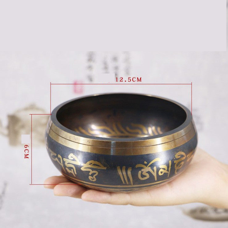 Meditation Bowl Buddhist Sound Therapy Bowl Copper Religion Carft