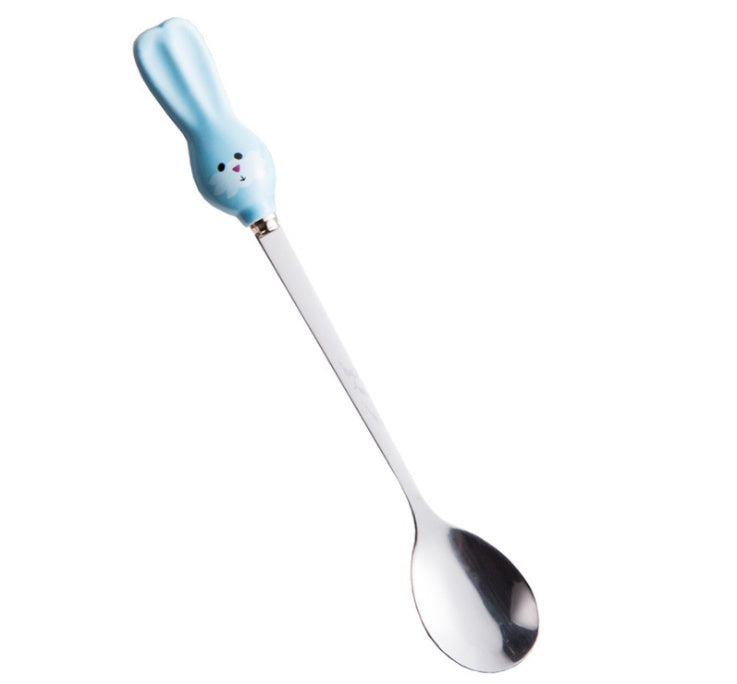 Cute Cartoon Panda Animals Cat Coffee Spoons Dinnerware