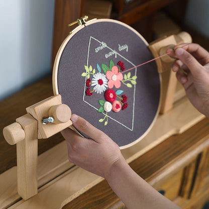 Desktop Embroidery Frame Desktop Adjustable Beech Wood Frame