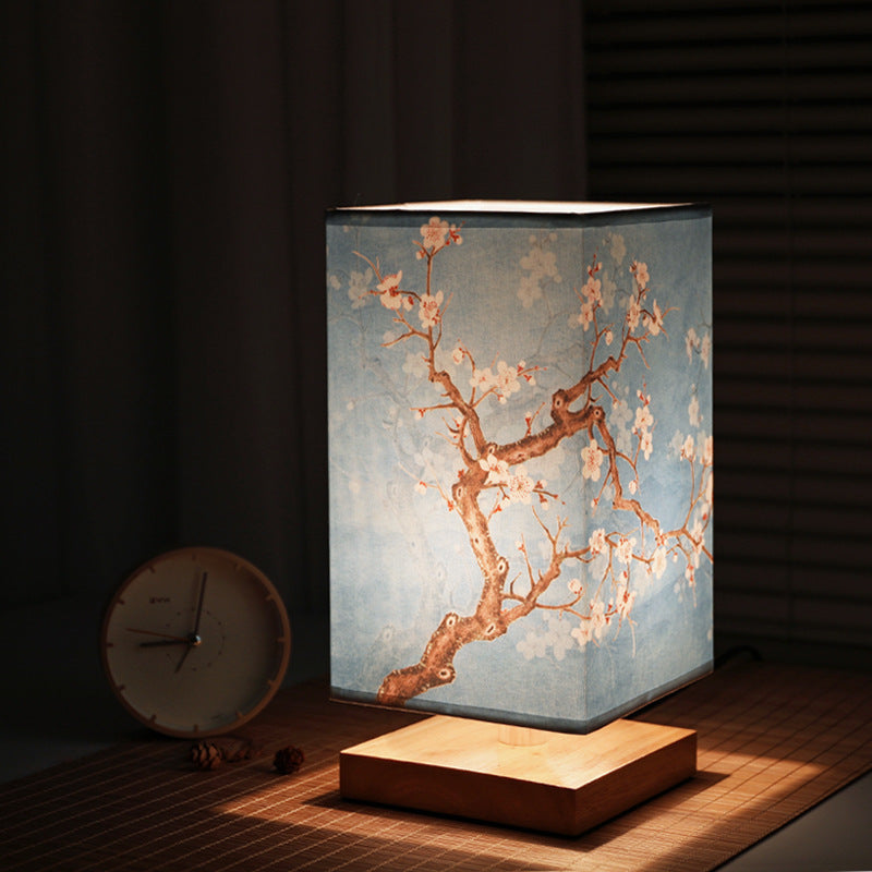 New Chinese Retro Style Bedside Night Light Warm