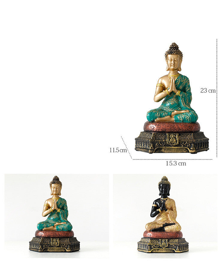 Chinese Zen Peace Buddha Statue Feng Shui Ornaments