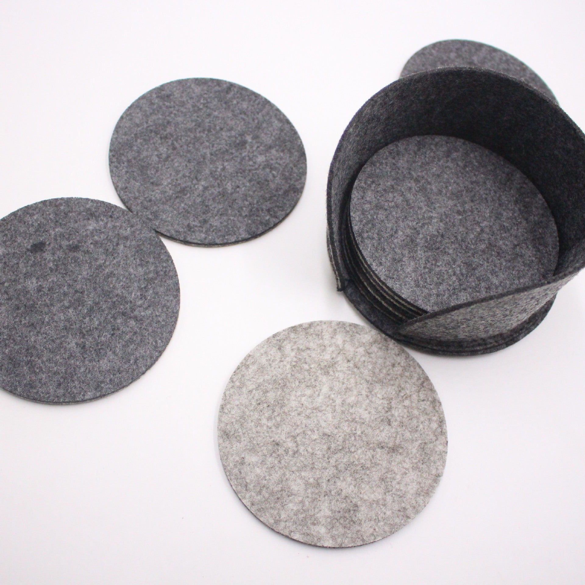 10-piece Felt Cup Protective Pad Cup Anti-friction Pad Partition Felt Set Coaster