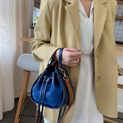 Hong Kong style vintage bucket bag