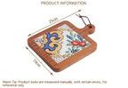 Solid Wood Vintage Tile Placemat Heat Proof Creative Anti-scald Casserole Mat Large Pot Coaster