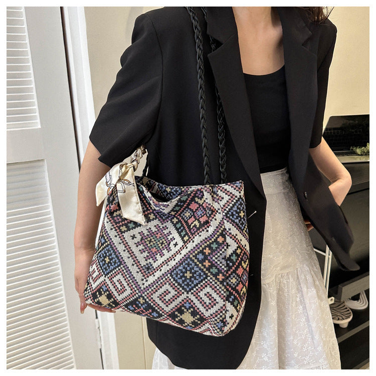 Ethnic Style Scarf New Style Fashion Shoulder Bag