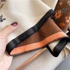 Air-Conditioning Shawl Cotton Wrap Thermal Scarf for Women-2