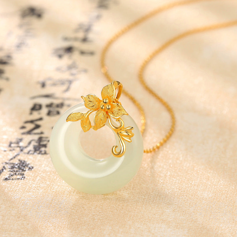 Hetian jade pendant