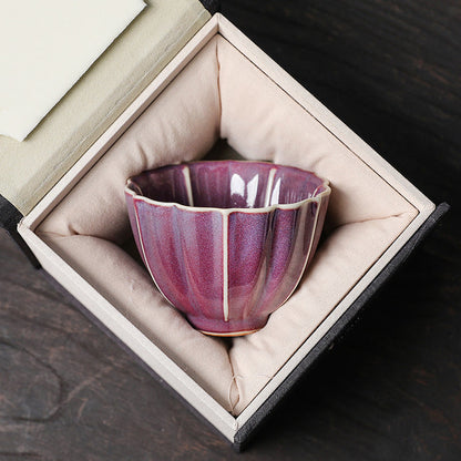 Song Dynasty Five Famous Kiln Tea Cup Set Gift Box-3