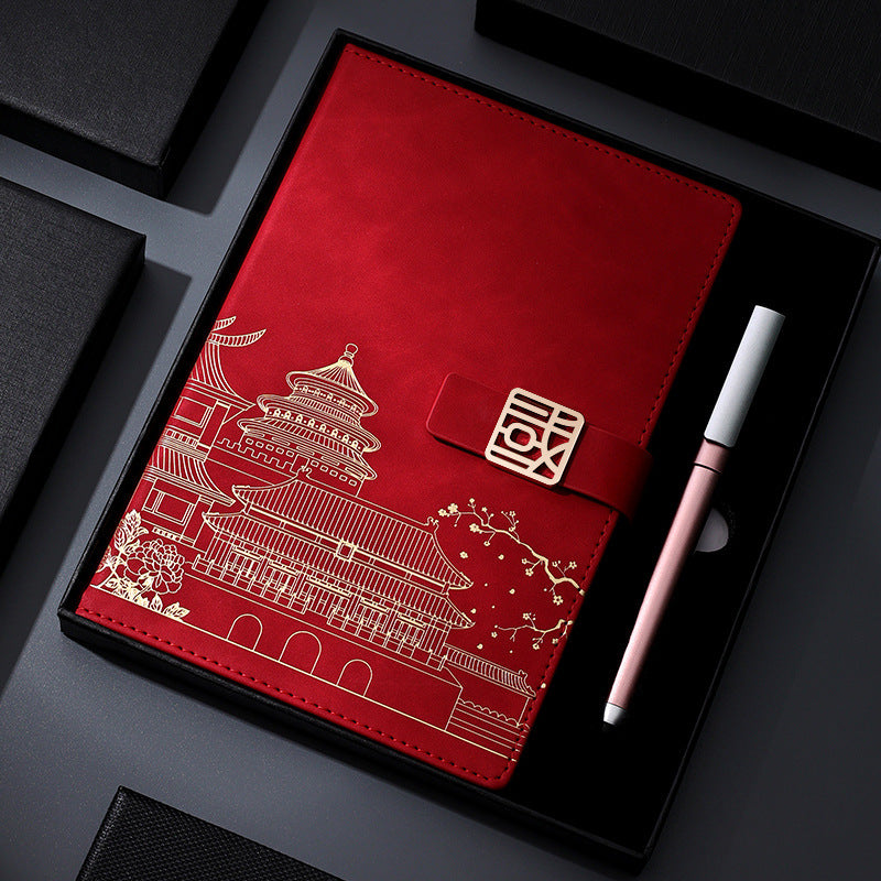 Chinese Style Palace Museum A5 Notebook Gift Box Set