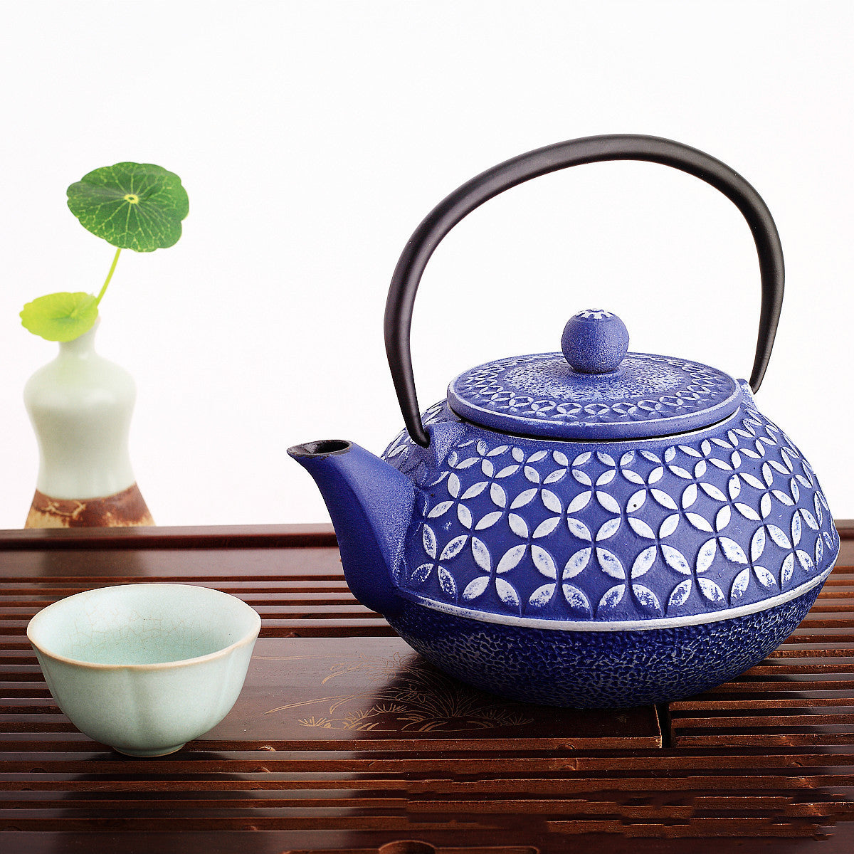 Colored Enamel Pig Iron Teapot