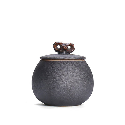 Portable Storage Sealed Ceramic Tea Caddy