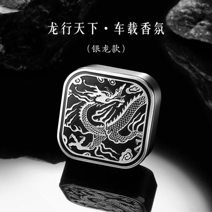 Forbidden City Cultural Creation Dragon Travels the World Car Aromatherapy Car Air Vent Perfume Decoration