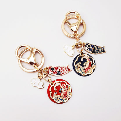 Good Luck Koi Fairy Deer Cloud Keychain