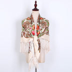 Women's Ethnic Style Oversized Square Scarf