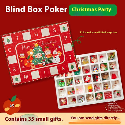 Christmas Birthday Box Blind Box Gift Diy Children Countdown Calendar Gift Box Set