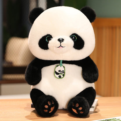 New Cute Giant Panda Mascot Plush Puppet And Doll