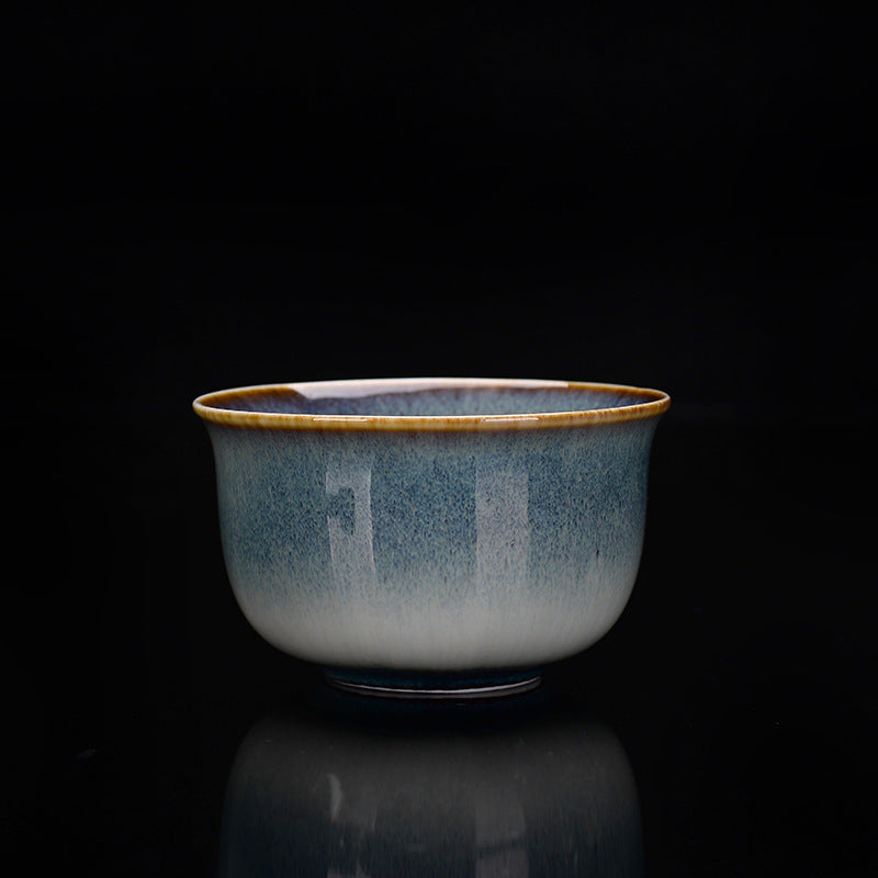 Kiln Changed To Build A Teacup Tianmu Glaze Drawing