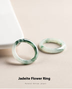 Ethnic Style Natural Jade Ring Ornament