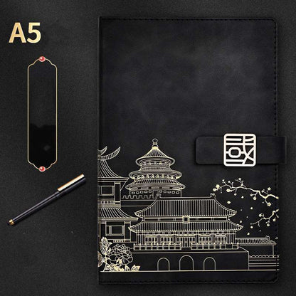 Chinese Style Palace Museum A5 Notebook Gift Box Set