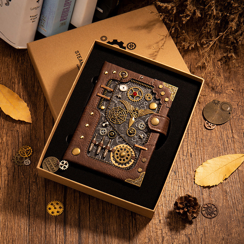 European retro personality steampunk creative notebook