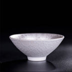 Auspicious Cloud Hat Cup Ceramic Silver-gilt Tea Cup-6