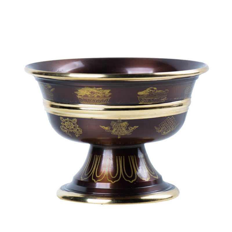 Copper God of Wealth Water Supply Cup for Buddha Cup