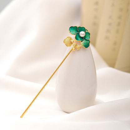 Antique Hairpin Hanfu Accessories Burning Blue Retro Hairpin