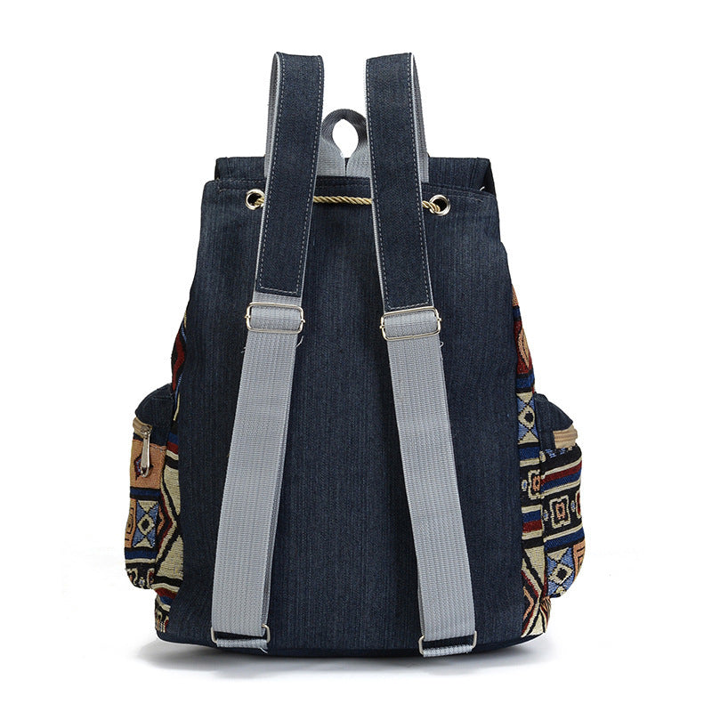 Ethnic style women's backpack