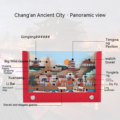 Chang'an Street Weekly Calendar Temple Of Heaven Palace Museum Desk Calendar Three-dimensional