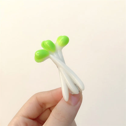 Acrylic Vegetable Girl Hairpin Decoration