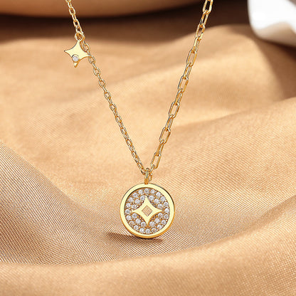 High-grade New Chinese Style Copper Coin Necklace