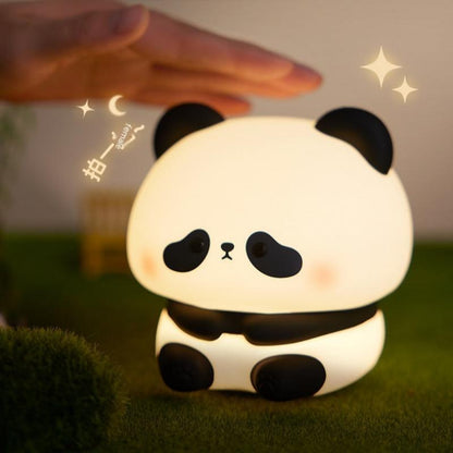 Cute Silicone Panda LED Night Light Lamp