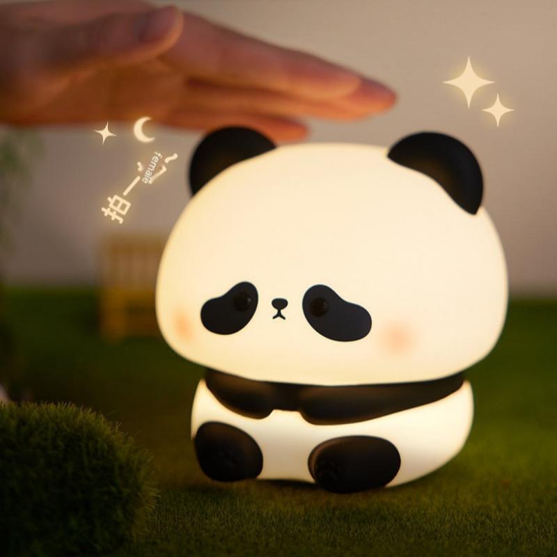 Cute Silicone Panda LED Night Light Lamp