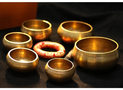 Handmade Buddha Bowl Bowl Tibet Copper Chime Stone