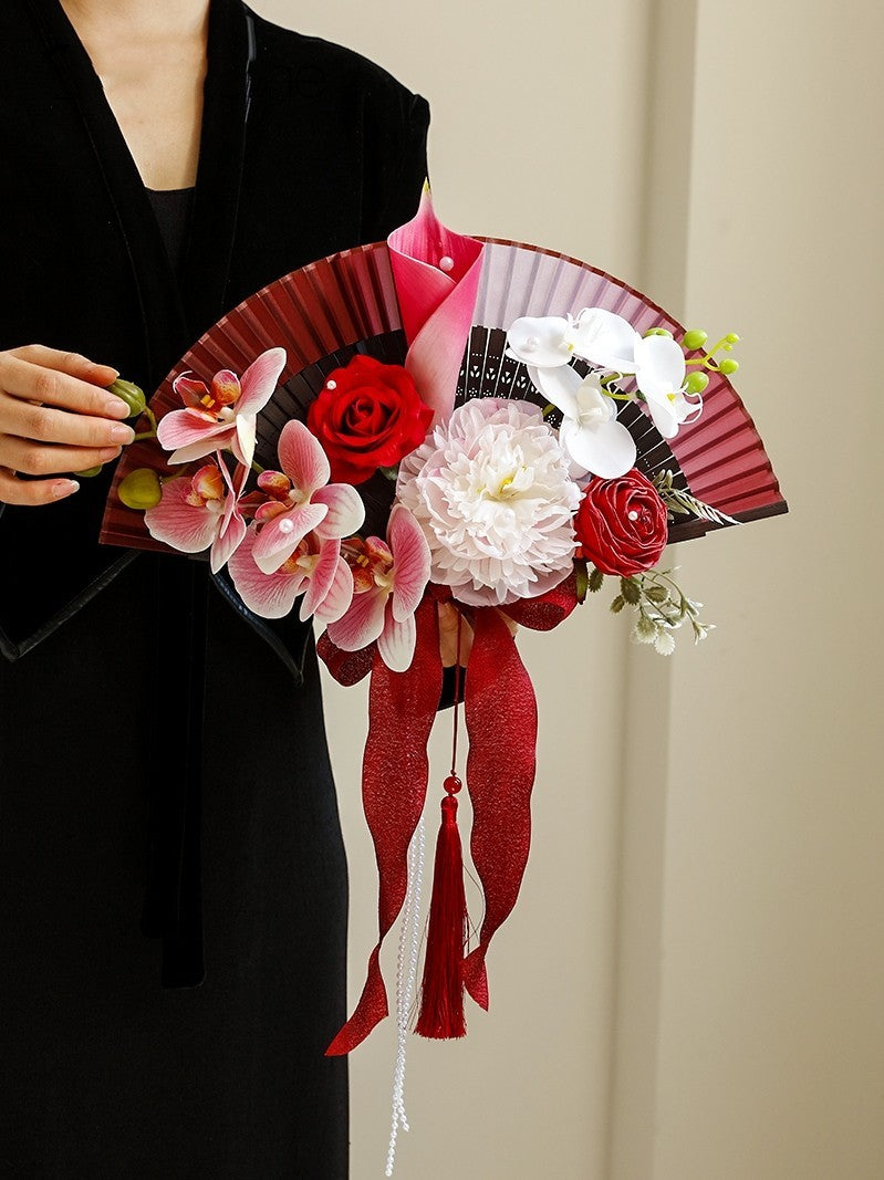 Creative Bridal Bouquet Bride Wedding Circular Fan